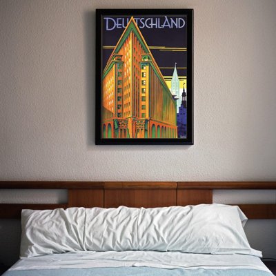 Plakat retro do salonu Niemcy