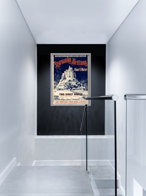 Plakatyw stylu retro Vintage Mont-St Michel France
