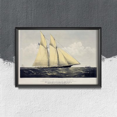 Plakat na ścianę Cambria Racing Yacht