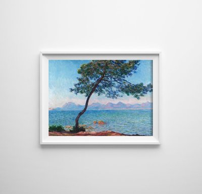 Plakat w stylu vintage Claude Monet w górach Esterel