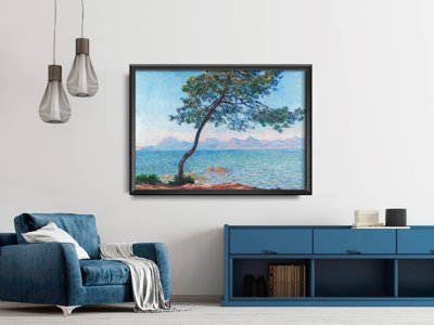 Plakat w stylu vintage Claude Monet w górach Esterel