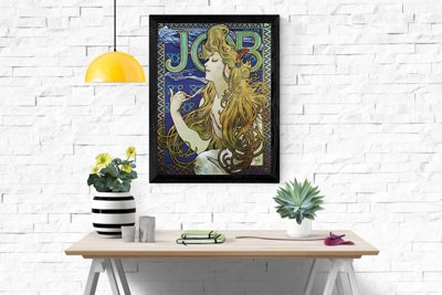 Plakatyw stylu retro Alphonse Mucha Plakat w stylu secesyjnym