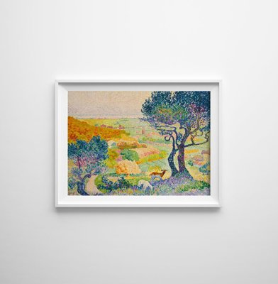 Plakat na ścianę La Plaine de Bormes Henri Edmond