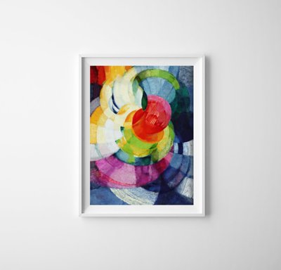 Plakat vintage Frantisek Kupka Discs of Newton Study for Fugue in Two Colours