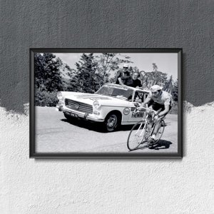Retro plakat Fotografia Tour de France Eddy Merck