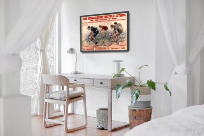 Plakatyw stylu retro Berneńskie Mistrzostwa Rowerowe Zurych