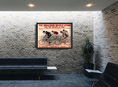 Plakatyw stylu retro Berneńskie Mistrzostwa Rowerowe Zurych