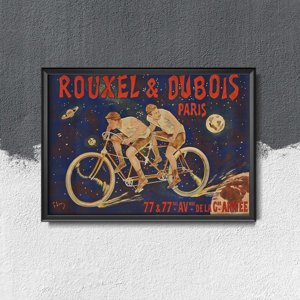 Plakat retro Rouxel & Dubois Paris Vintage