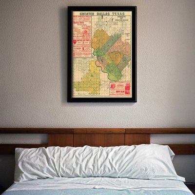 Plakat w stylu retro Stara mapa Rotterdam Holandia