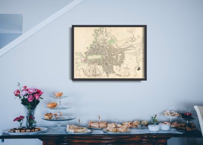 Plakat na ścianę Mapa San Mateo