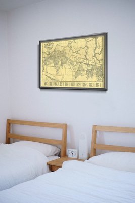 Plakat do pokoju Stara mapa Filadelfii