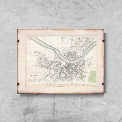 Retro plakat Archiwalna mapa Tokio w Japonii