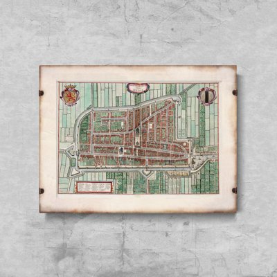 Plakat na ścianę Plan Colton i mapa Bostonu