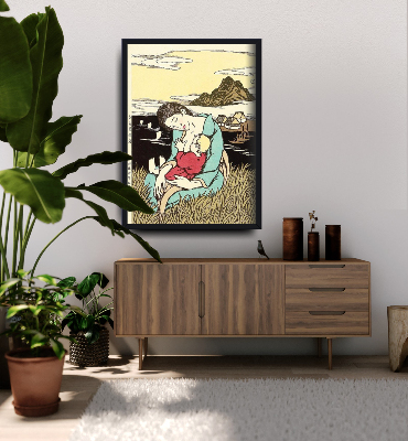 Plakat retro Japoński Takehisa-Yumeji Ukiyo-e