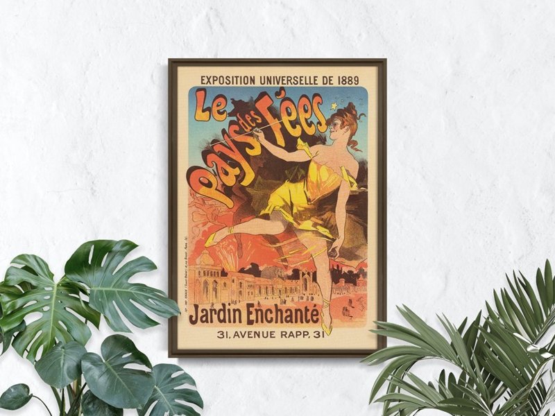 Plakat Exposition Universelle de 1889, Le Pays des Opłaty