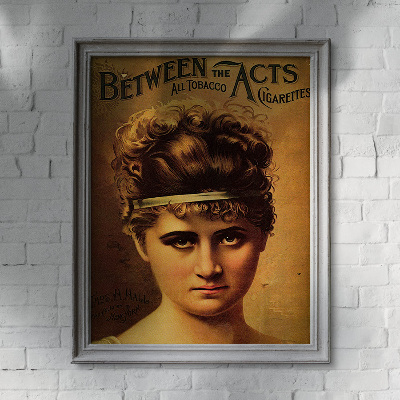 Plakat Między aktami tytoniu