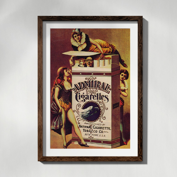 Plakat Admiral papierosy
