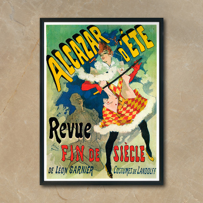 Plakat Revue de Siecle Alcazar Fin dete