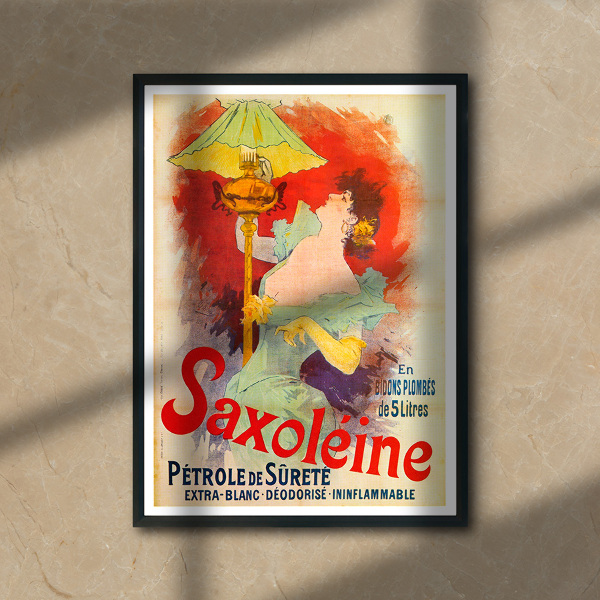 Plakat Saxoleine Petrole de sûreté