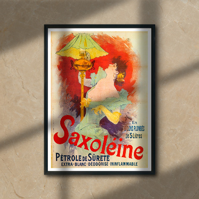 Plakat Saxoleine Petrole de sûreté