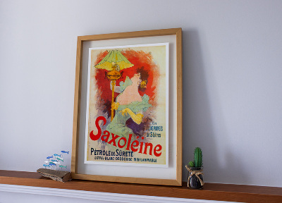 Plakat Saxoleine Petrole de sûreté