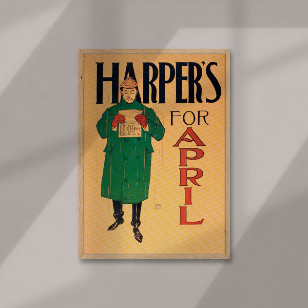 Plakat Harper na kwiecień