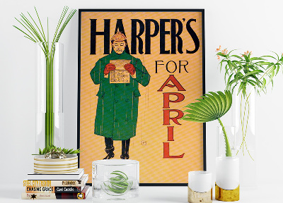 Plakat Harper na kwiecień