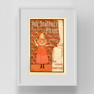 Plakat Pasztet do zębów Pierre du Docteur