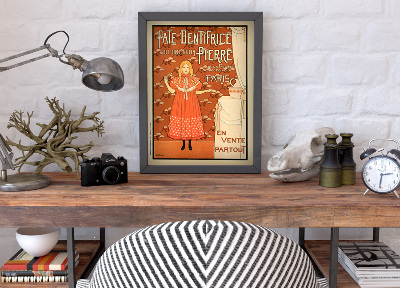 Plakat Pasztet do zębów Pierre du Docteur