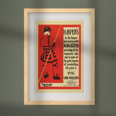 Plakat Promocyjne dla Harpers Magazine