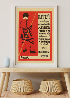 Plakat Promocyjne dla Harpers Magazine