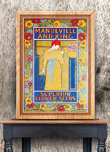 Plakat Mandeville i król Superior Nasiona kwiatów