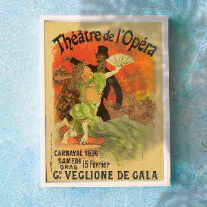 Plakat Teatr de Lopera, Carnaval 1896