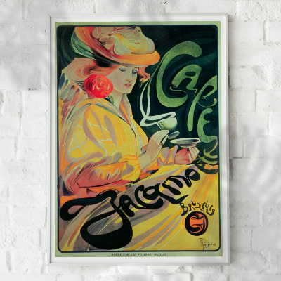 Plakat Cafe Jacqmotte Bruxelles