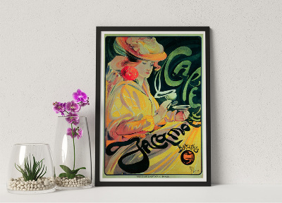 Plakat Cafe Jacqmotte Bruxelles