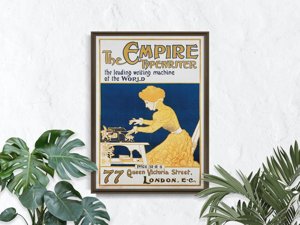 Plakat Imperium Maszyna do pisania