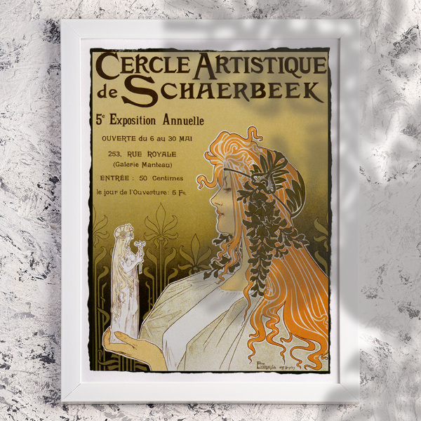 Plakat Cercle de Schaerbeek Exposition Artistique