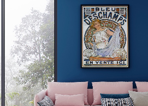 Plakat Bleu Deschamps