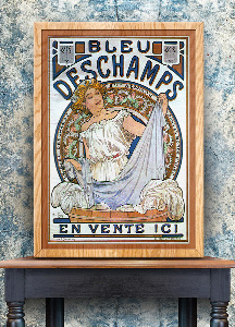 Plakat Bleu Deschamps