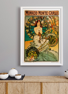 Plakat Vintage Monaco Monte Carlo