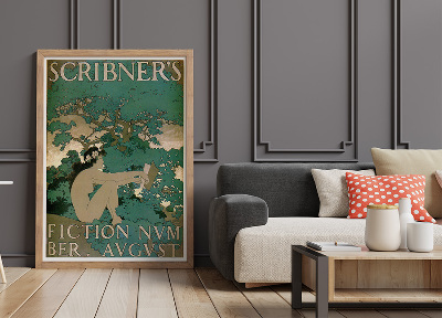 Plakat Vintage Scribners Ilość Fiction