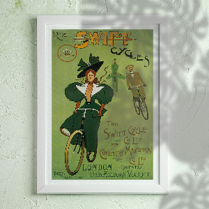 Plakat Vintage Cykle jazdy Swift