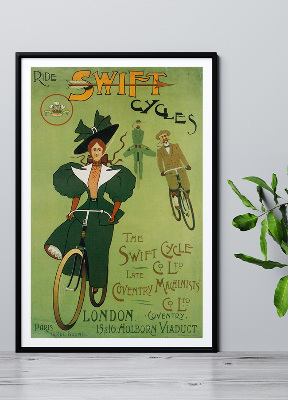 Plakat Vintage Cykle jazdy Swift