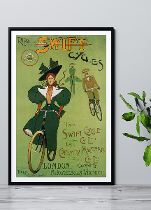 Plakat Vintage Cykle jazdy Swift