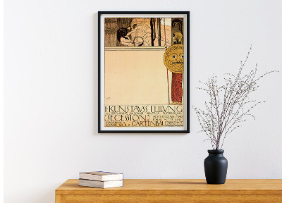 Plakat Vintage Wiedeń pierwszej wystawie Secesji