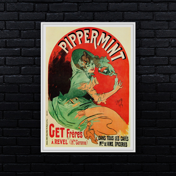 Plakat Vintage Pippermint
