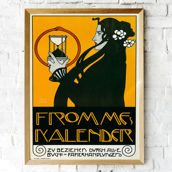 Plakat Vintage Frommes Kalendarz