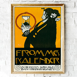 Plakat Vintage Frommes Kalendarz