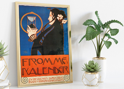 Plakat Vintage Frommes Kalendarz II