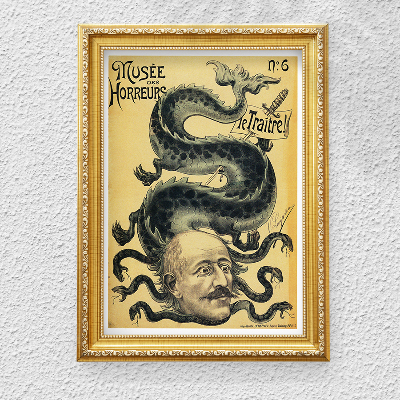 Plakat Vintage Musee des Horreurs Le Traitre
